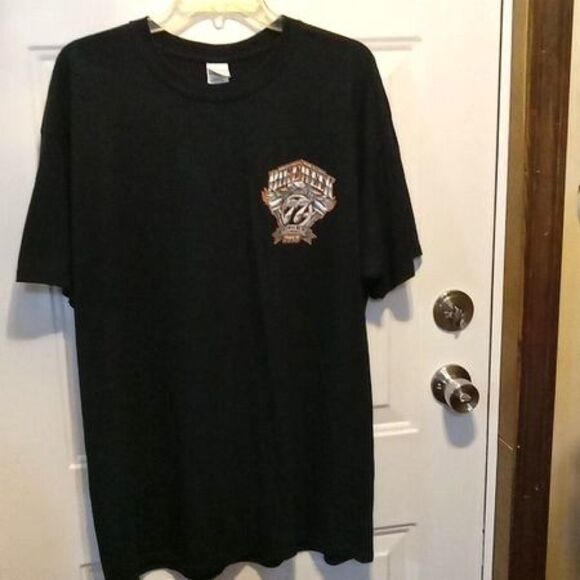 Daytona Beach Bike Week 77th Anniversary 2018 Men’s Black T-Shirt XXL NWT - Picture 7 of 7